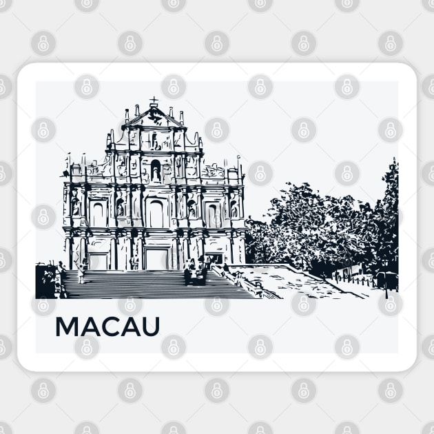 Macau Sticker by Lakeric